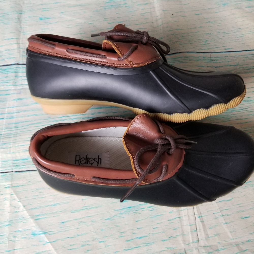 Refresh hunter rain shoes size 6